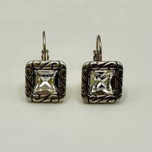 Brighton Silver-Tone Drop Earrings